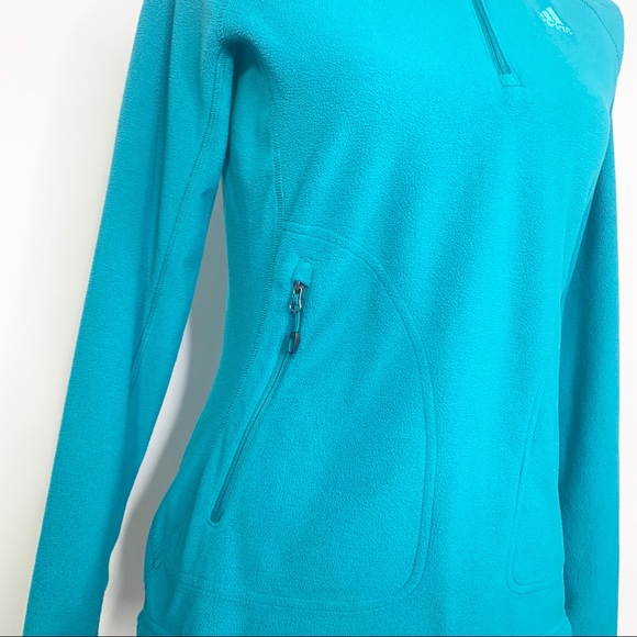 Adidas Outdoor Women’s Fleece Jacket sz S - Picture 4 of 8